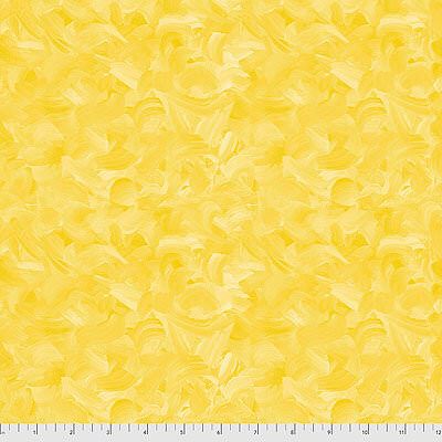 Sue Penn Flourish fabric: Impasto Yellow (per 1/4 metre)