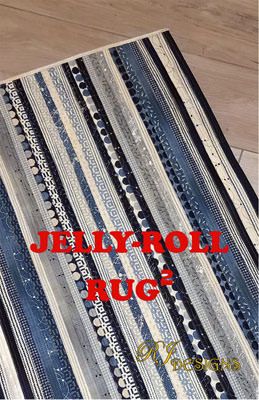 Jelly Roll Rug Pattern 2