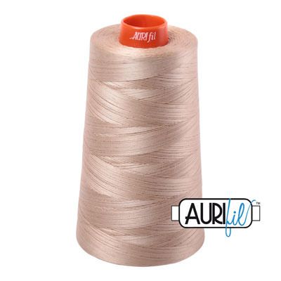 Aurifil 50/2 Cotton Thread Cone 5950m Sand 2326