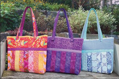 June Tailor Sophie Tote Bag Quilt as You Go PrePrinted Wadding