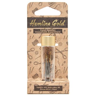 Hemline Gold Assorted Hand Sewing Needles