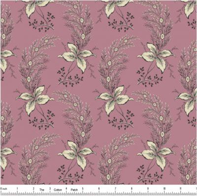 English Garden Fabric: Orchid Jam (per 1/4 metre)