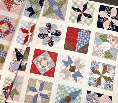 Grandma's Quilt Block Panel