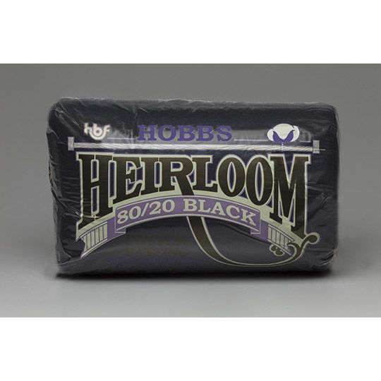 Hobbs Heirloom Black King Wadding  120in x 120in