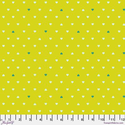 Tula Pink Besties Fabric: Unconditional Love Clover (per 1/4 metre)