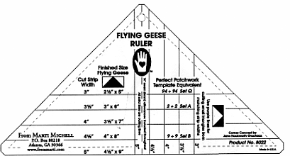 Flying Geese Ruler