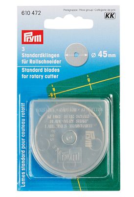 Prym 45mm Rotary Cutter Replacement Blades (3)