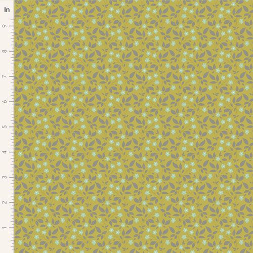 Tilda Sunday Brunch Tipsy Blenders fabric: Tipsy Sour Yellow