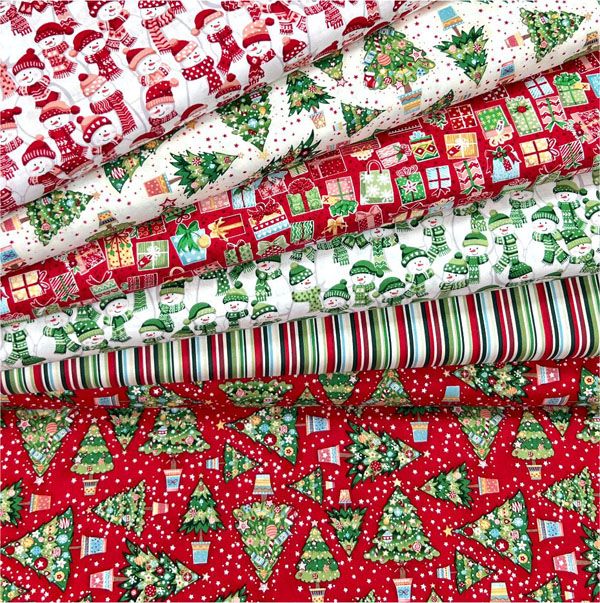 Christmas Wishes fabric: Fat Quarter Bundle