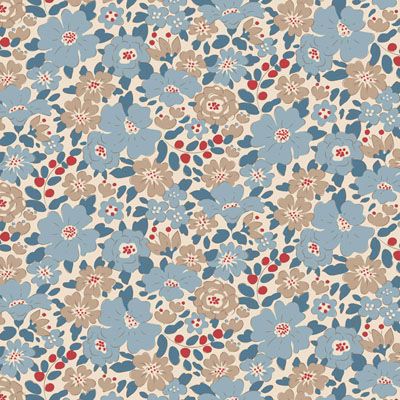 Tilda fabric: Creating Memories Summer Harper Blue