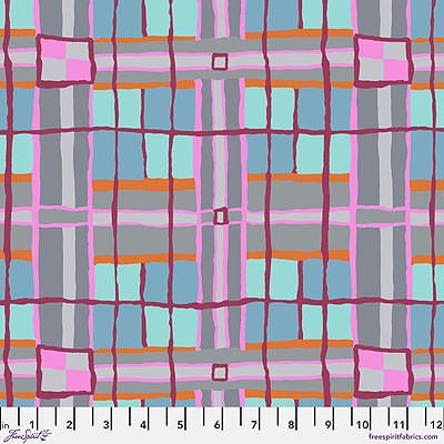 Kaffe Fassett Collective: Checkmate Grey (per 1/4 metre)