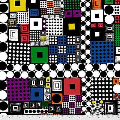 Free Spirit Game Day fabric: Chess Multi (per 1/4 metre)