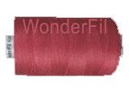 Konfetti Thread: 50wt 3 ply 100% Cotton. 1000m Spool Dark Rose