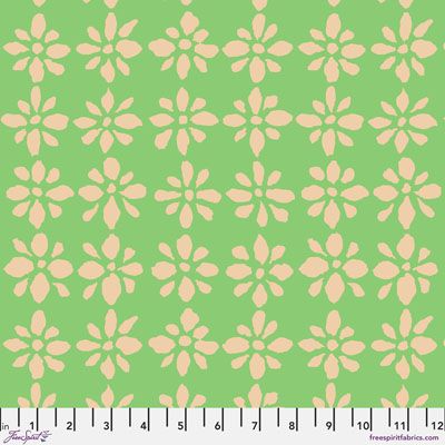 Kaffe Fassett Collective Snow Flower fabric Green