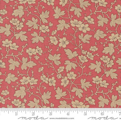 Rouenneries Trois fabric: Mignon, Faded Red