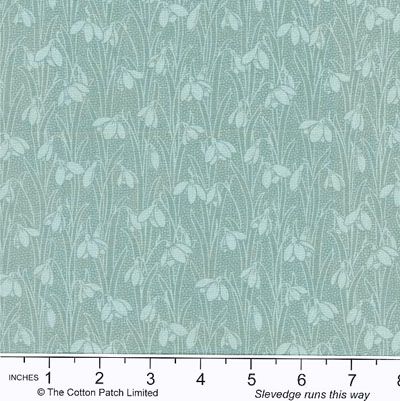 Liberty Snowdrop Spot Fabric: Steely Sky (per 1/4 metre)