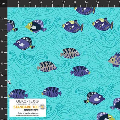 Sea the Good Things fabrics: Angel Fish