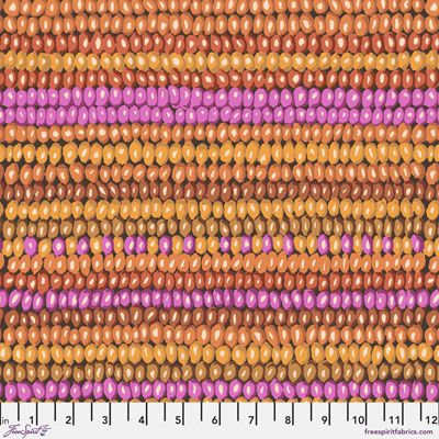 Kaffe Fassett Fabric Bead Stripe Earth (per 1/4 metre)