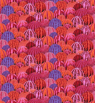 Philip Jacobs Fabric:: Watermelons Red (per 1/4 metre)