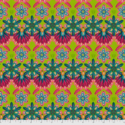 MagiCountry Fabric: Mini Plumettes Green (per 1/4 metre)