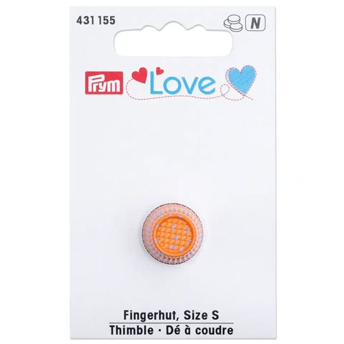 Prym Love Thimble Small, Orange, 15mm