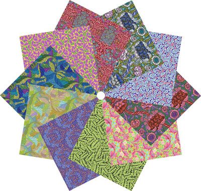 Kaffe Fassett x Morris & Co Bold Fat Quarter Pack