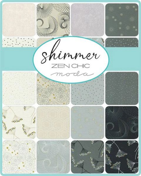 Shimmer 5" Charm Pack by Zen Chic