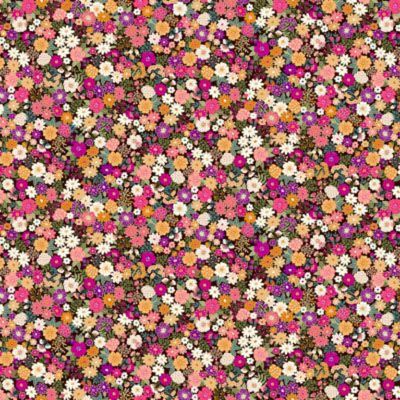 Luxe fabric: Mini Floral Pink (per 1/4 metre)