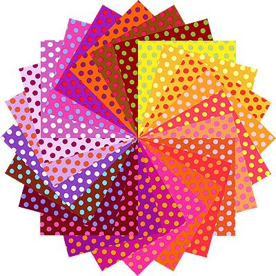 Kaffe Fassett Hot Spots 10' Patchwork Palette