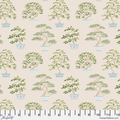 Sanderson Water Garden Fabric: Penjing