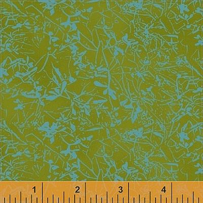 Homeward fabric: Paint Splatter Green (per 1/4 metre)