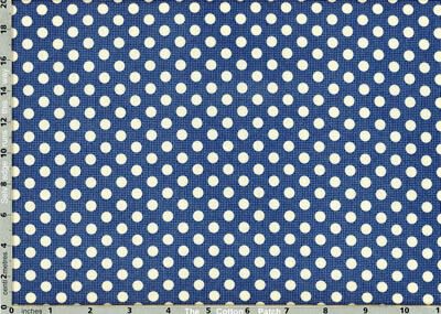 Tilda Dots: Medium Dots Night Blue (per 1/4 metre)