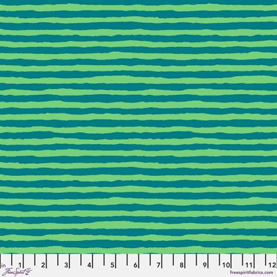 Kaffe Fassett Collective: Comb Stripe Teal