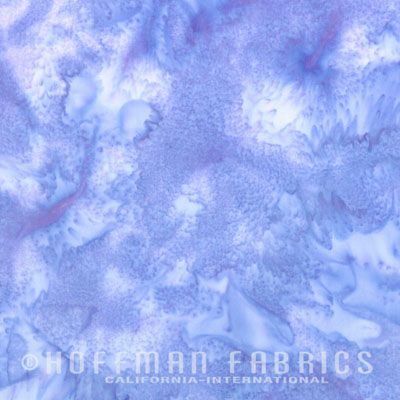 Hoffman Watercolour Batik Fabric: Petunia (per 1/4 metre)