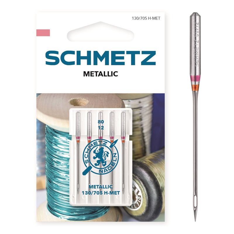 Schmetz Metallic Sewing Machine Needles Size 80/12