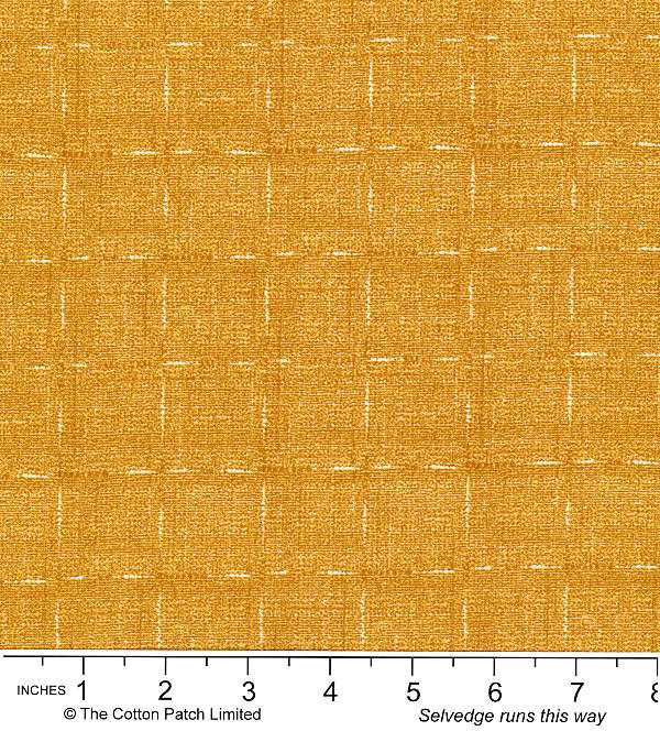 Classic Coordinates Fabric: Patchwork Gold (per 1/4 metre)