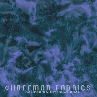 Hoffman Watercolour Batik Fabric: Viola (per 1/4 metre)