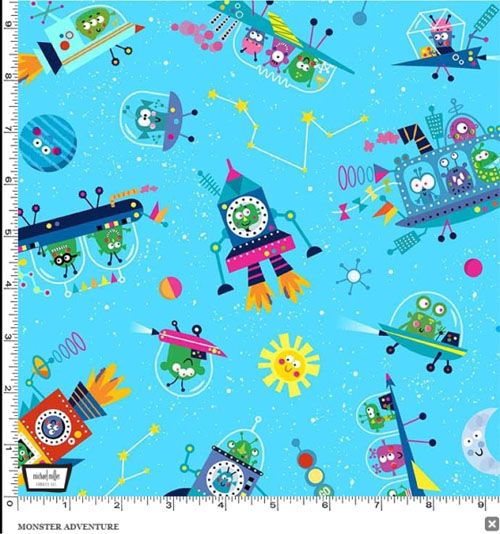 Lost In Space fabric: Monster Adventure, Strm