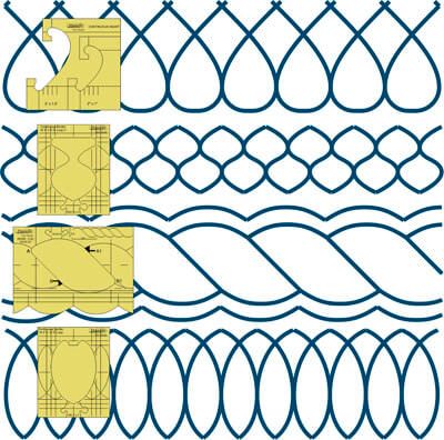 Westalee Ruler Border Sampler Set