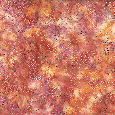 Hoffman Batik fabric: Bali Dots Blossom (per 1/4 metre)