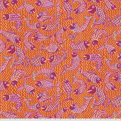 Kaffe Fassett Collective: Koi Polloi Orange (per 1/4 metre)