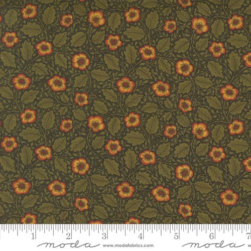 Morris Manor fabric: Antipodes, Ebony