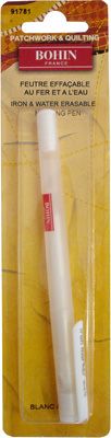 Bohin Pen HeatErasable White