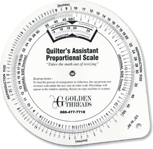 Quilter's Assistant Proportional Scale