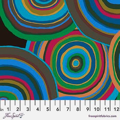 Kaffe Fassett Targets Fabric Green (per 1/4 metre)