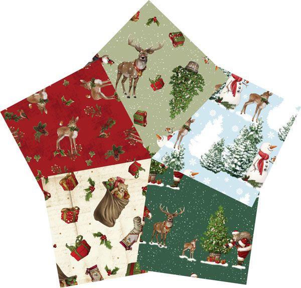 Classic Christmas fabric: Fat Quarter Bundle