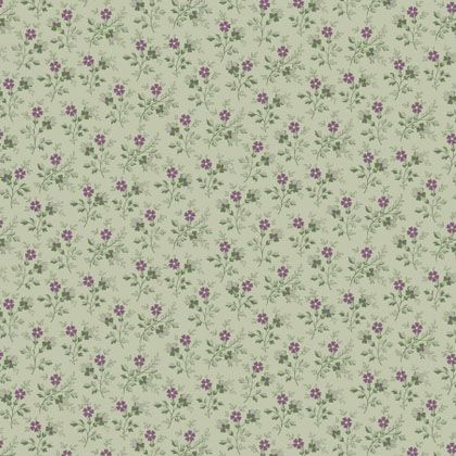 Vivienne fabric: Mint Posies