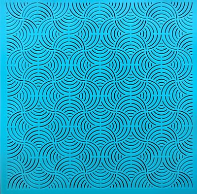 Quilt Stencil  12' Swirls Background