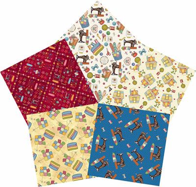 Sew Let's Stitch Fat Quarter Bundle