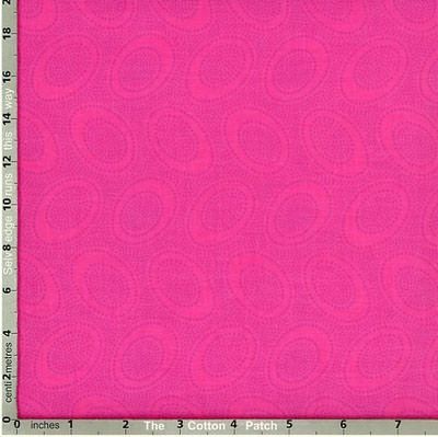 Kaffe Fassett Fabric Aboriginal Dots Shocking (per 1/4 metre)